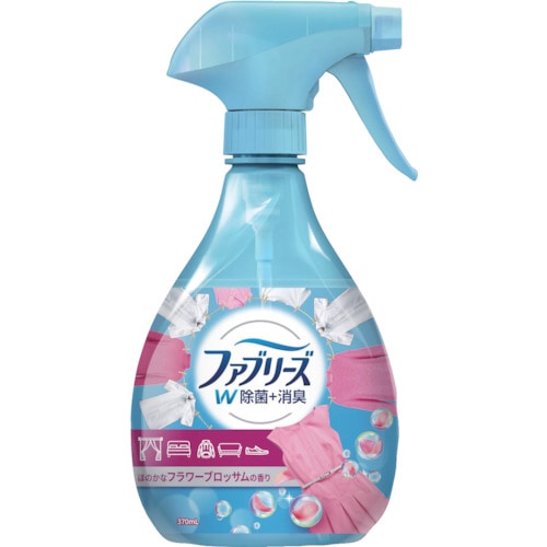 >トラスコ中山 P＆G ファブリーズ W除菌＋消臭 ほのかなフラワーブロッサムの香り 本体 370ml（ご注文単位1本）【直送品】