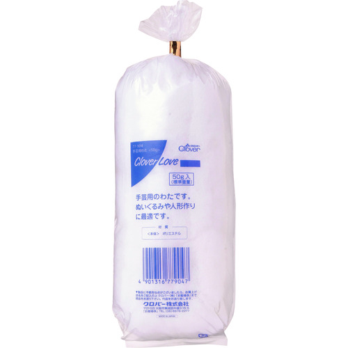 >トラスコ中山 クロバー CL―手芸用わた 50g（ご注文単位1個）【直送品】