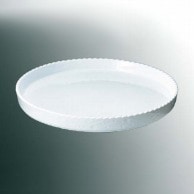 >【直送品】 ロイヤル　丸　グラタン皿 NO．300　27cm　ホワイト  1個（ご注文単位1個）