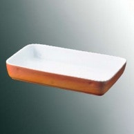 【直送品】 ロイヤル　角　グラタン皿 NO．500　32cm　カラー  1個（ご注文単位1個）