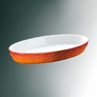>【直送品】 ロイヤル　スタッキング小判　グラタン皿 NO．240　48cm　カラー  1個（ご注文単位1個）