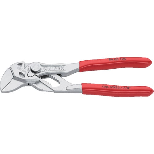 >トラスコ中山 KNIPEX プライヤーレンチ すべり止めなし 125mm（ご注文単位1個）【直送品】