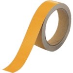 >【直送品】トラスコ中山 ユニット 反射テープ 黄 30mm巾×10ｍ ポリエステル樹脂フイルム（ご注文単位1巻）