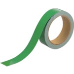 【直送品】トラスコ中山 ユニット 反射テープ 緑 30mm巾×10ｍ ポリエステル樹脂フイルム（ご注文単位1巻）