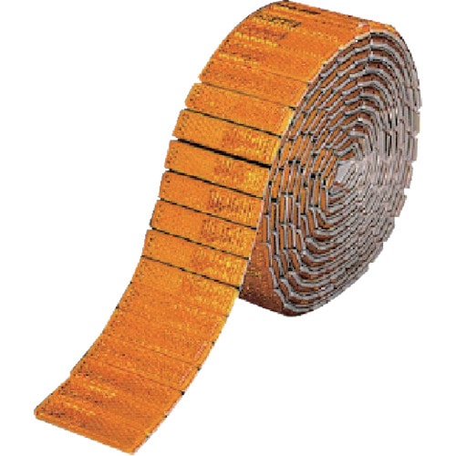 トラスコ中山 ユニット レフテープ(アンバー) アクリル 50mm幅×2.5ｍ巻（ご注文単位1巻）【直送品】