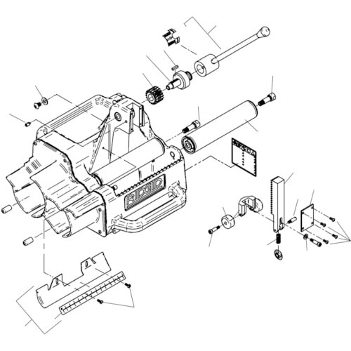 >トラスコ中山 RIDGID 高速管端処理機用パーツ ローラー F/122J（ご注文単位1パック）【直送品】