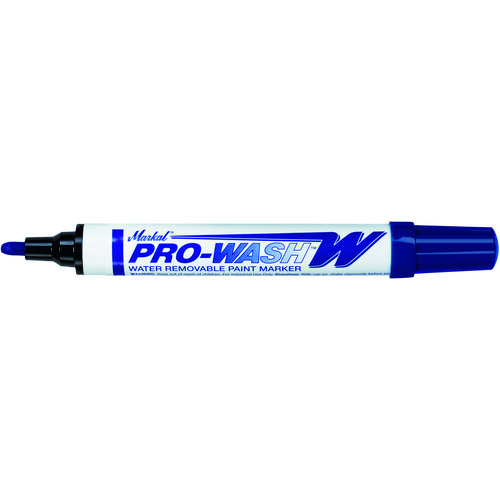 >トラスコ中山 LACO Markal 工業用マーカー「PRO WASH」 青 792-6740  (ご注文単位1本) 【直送品】