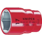 >トラスコ中山 KNIPEX 絶縁ソケット 3/8X5/8mm（ご注文単位1個）【直送品】