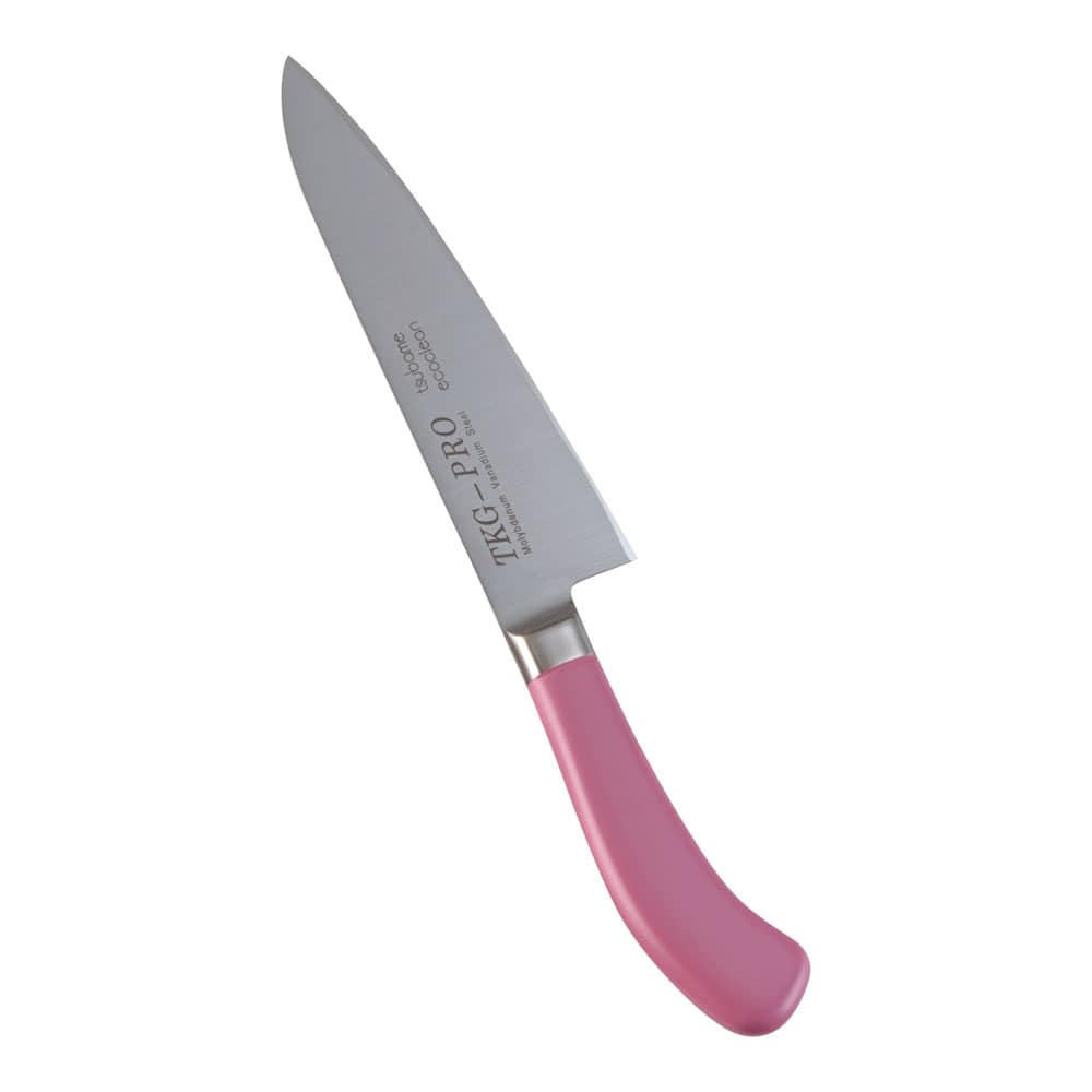 エコクリーン　ＴＫＧ　ＰＲＯ　カラー牛刀 （両刃）１８ｃｍ　ピンク 1箱（ご注文単位1箱）【直送品】