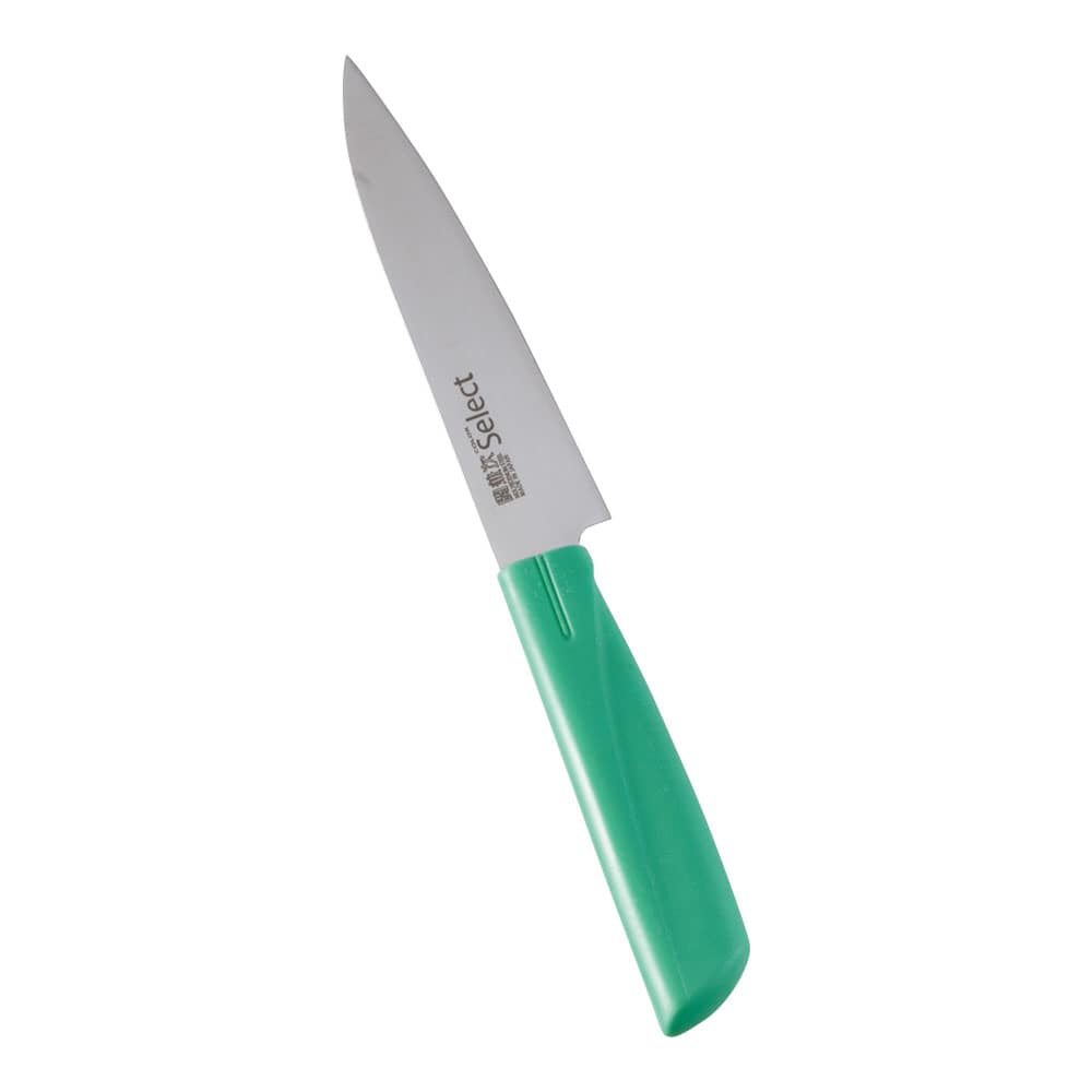 カラーセレクト　ペティーナイフ（両刃） ３０１１－ＧＲ　１２cmグリーン 1箱（ご注文単位1箱）【直送品】