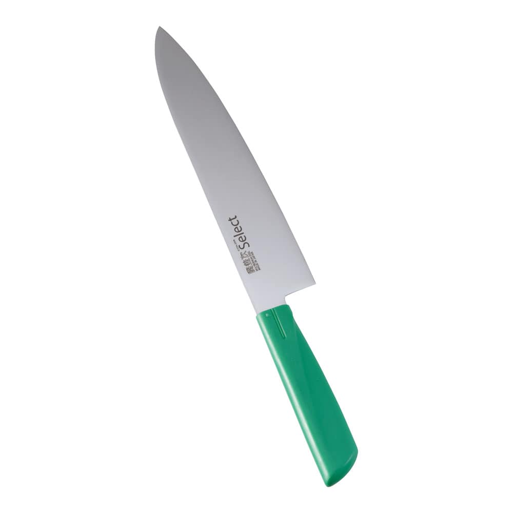 カラーセレクト　牛刀（両刃） ３０１５－ＧＲ　２１cmグリーン 1箱（ご注文単位1箱）【直送品】
