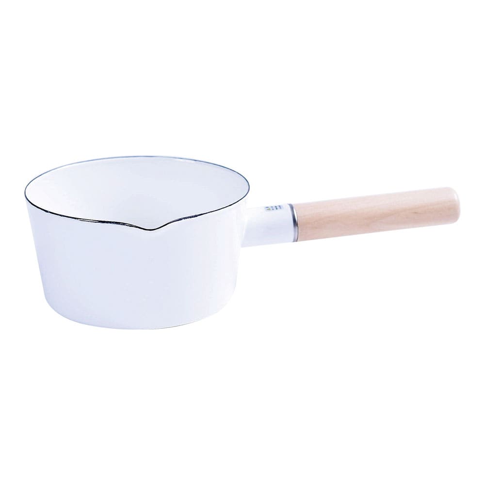 コージークックホーローミルクパン １５ｃｍ　ホワイト 1箱（ご注文単位1箱）【直送品】