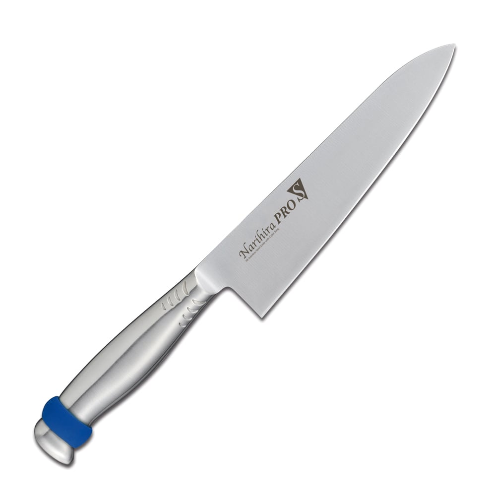 >【直送品】ナリヒラプロＳ　牛刀 ＦＣ－３０６３　１８cm　ブルー 1個（ご注文単位1個）
