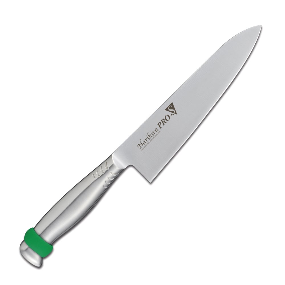 【直送品】ナリヒラプロＳ　牛刀 ＦＣ－３０８３　１８cmグリーン 1個（ご注文単位1個）