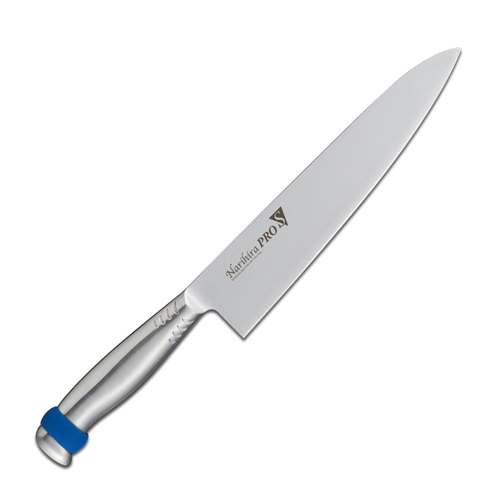 【直送品】ナリヒラプロＳ　牛刀 ＦＣ－３０６４　２１cm　ブルー 1個（ご注文単位1個）