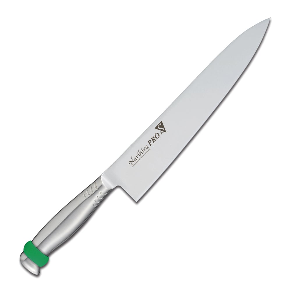 【直送品】ナリヒラプロＳ　牛刀 ＦＣ－３０８６　２７cmグリーン 1個（ご注文単位1個）