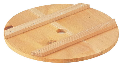 木製押蓋（サワラ）　１６cm  1個（ご注文単位1個）【直送品】