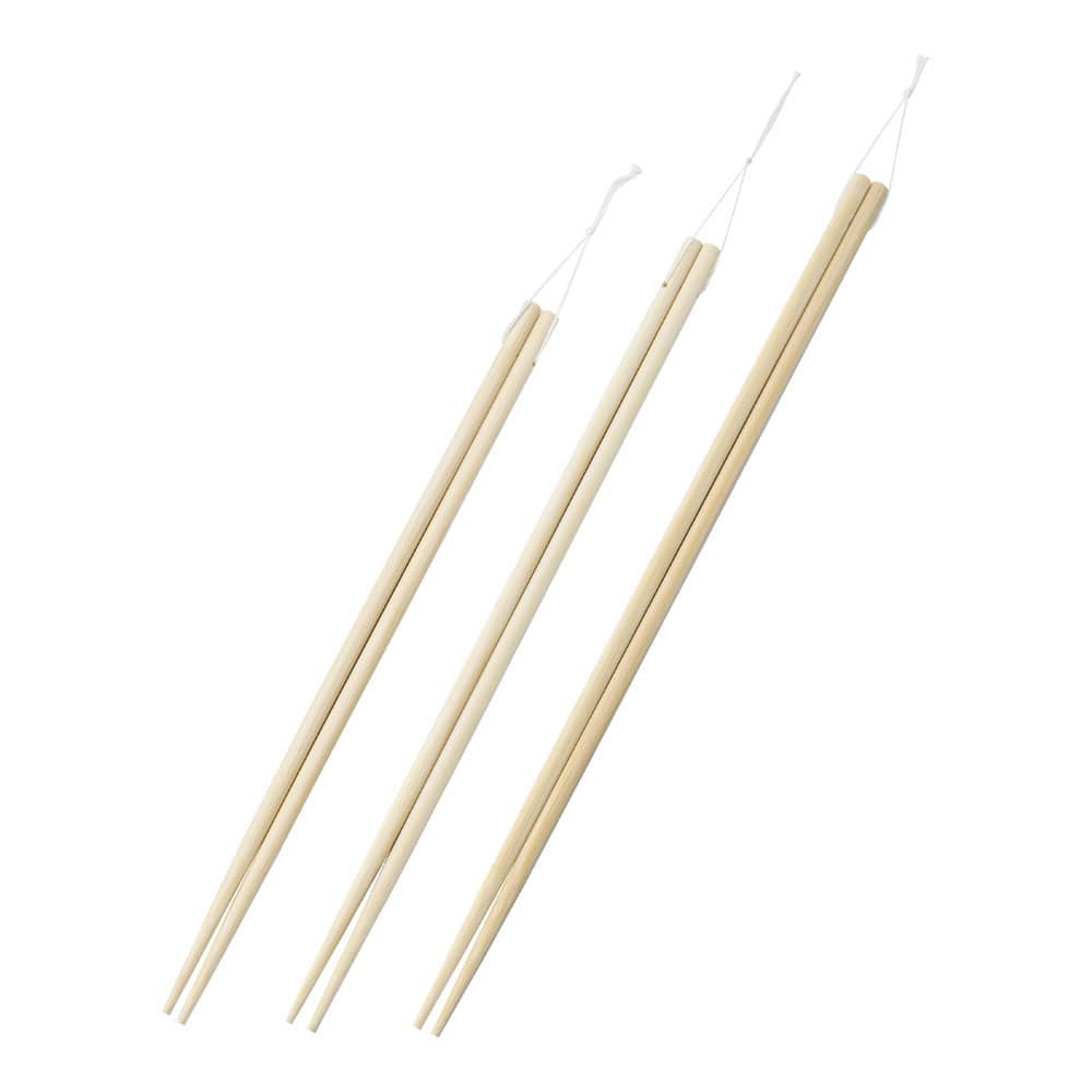 竹製　菜箸３点セット〈２７．３０．３３cm〉  1袋（ご注文単位1袋）【直送品】