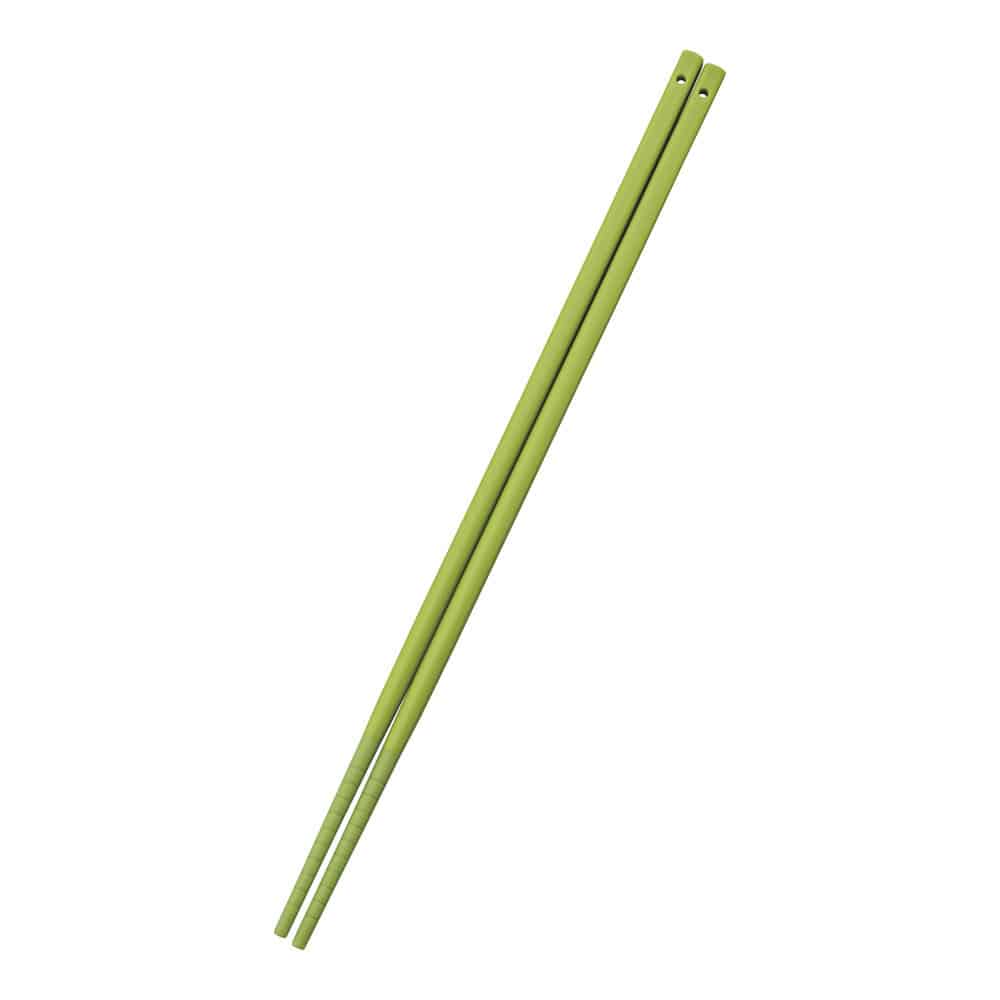 シリコーン菜箸 ４０４３４　グリーン 1個（ご注文単位1個）【直送品】