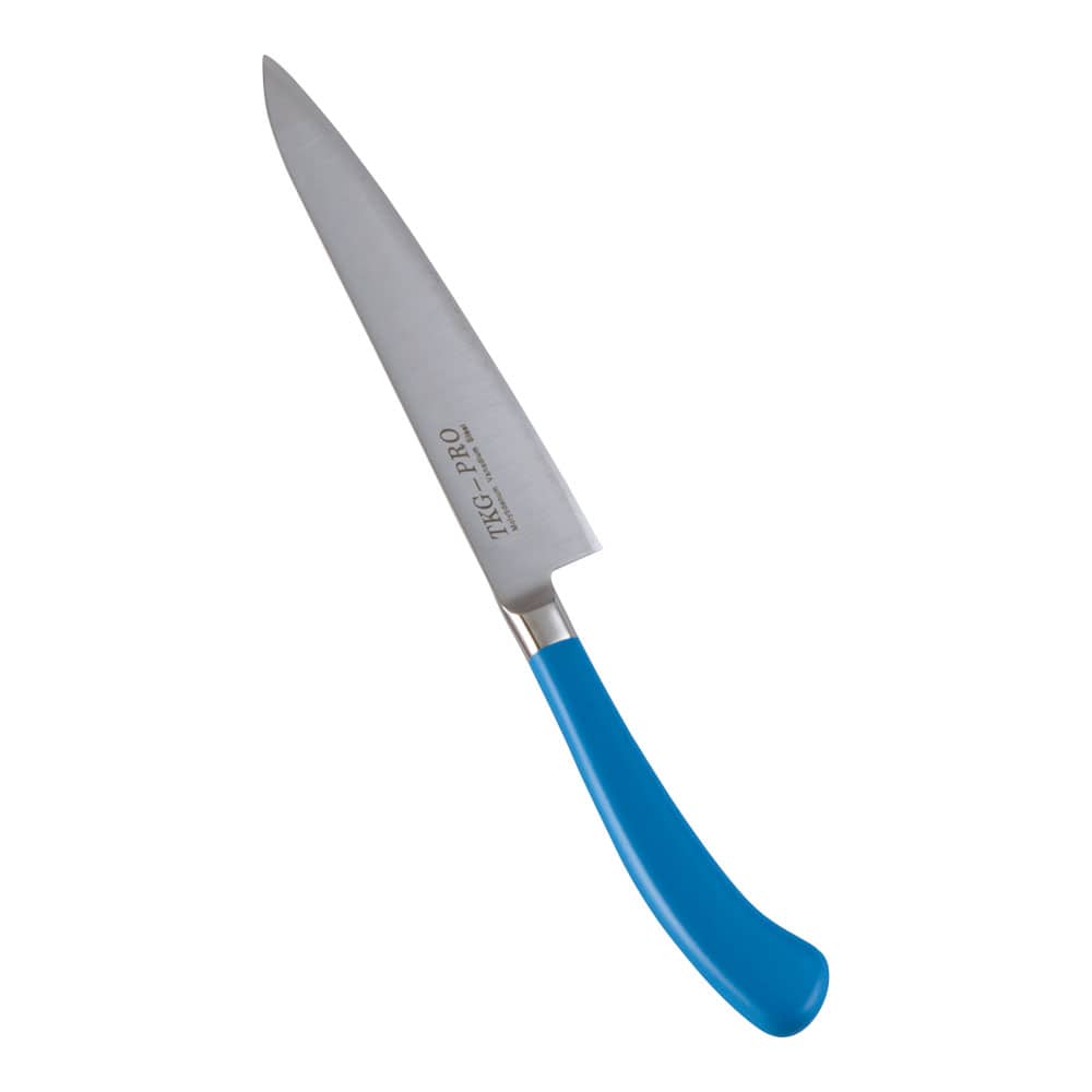 ＴＫＧ　ＰＲＯ　抗菌カラーぺティーナイフ （両刃）　１５cm　ブルー 1箱（ご注文単位1箱）【直送品】