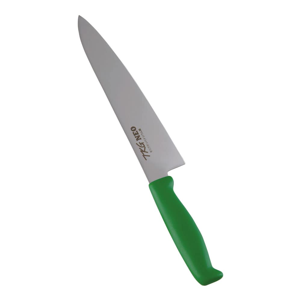 ＴＫＧ－ＮＥＯ（ネオ）カラー　牛刀 ２１cm　グリーン 1箱（ご注文単位1箱）【直送品】