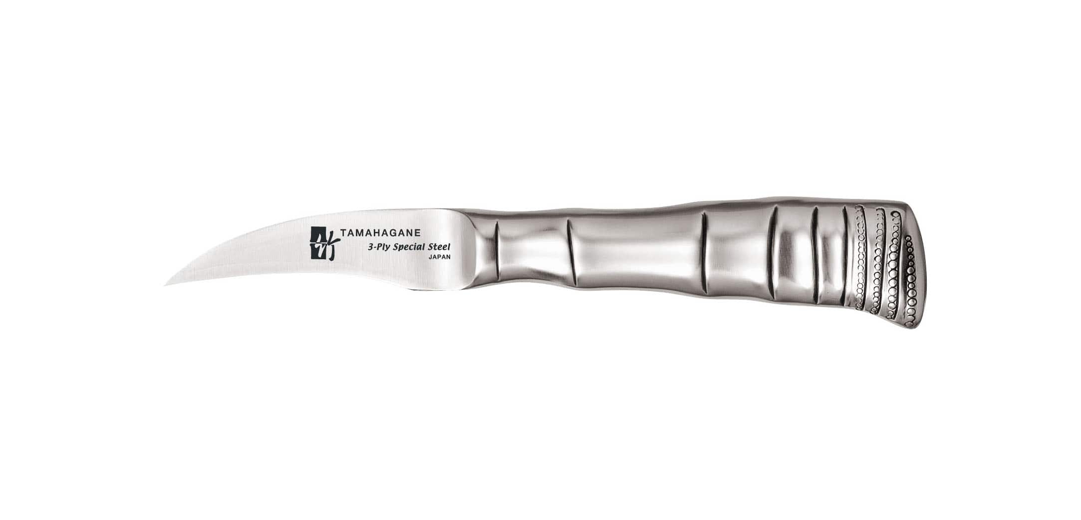 タマハガネ　竹　ピーリングナイフ（両刃） ＴＫ－１１１０　７cm 1箱（ご注文単位1箱）【直送品】