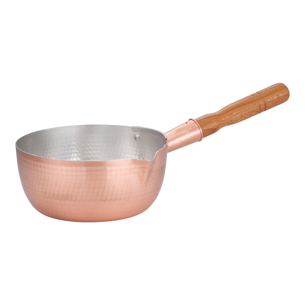 【直送品】銅製雪平鍋 ２１ｃｍ 1個（ご注文単位1個）