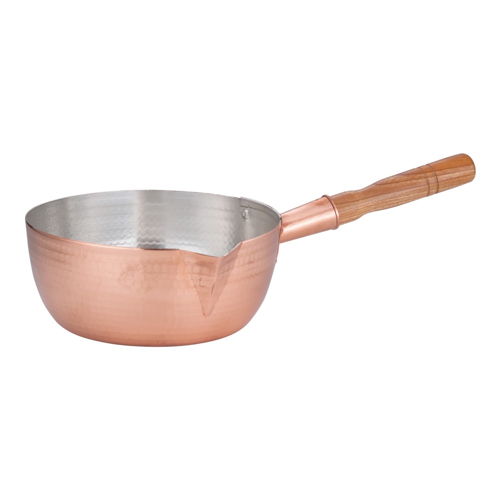 【直送品】銅製雪平鍋 ２４ｃｍ 1個（ご注文単位1個）