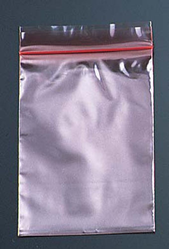 ユニパック　カラー半透明 Ｃ－４赤（２００枚入） 1袋（ご注文単位1袋）【直送品】