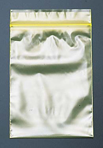 >【直送品】ユニパック　カラー半透明 Ｃ－４黄（２００枚入） 1袋（ご注文単位1袋）