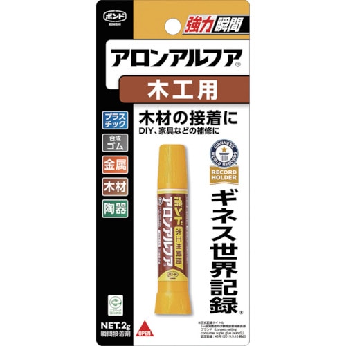 >トラスコ中山 コニシ 木工用アロンアルファ2g #32014（ご注文単位1本）【直送品】