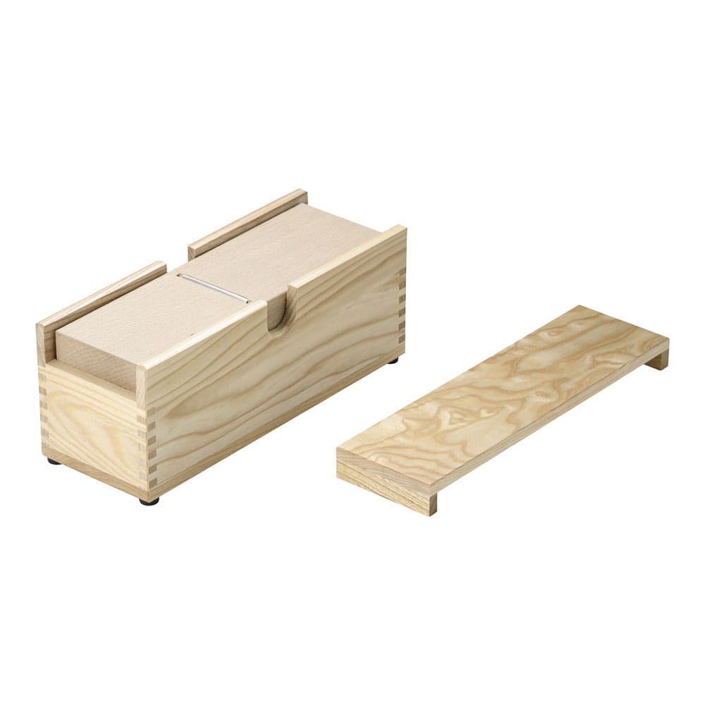 木製業務用かつ箱（タモ材） 大 1箱（ご注文単位1箱）【直送品】