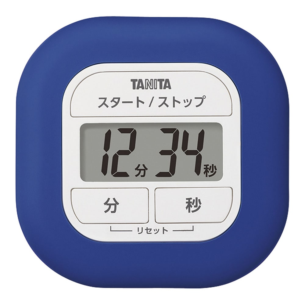 >タニタ　くるっとシリコンタイマー TD-420BL　ブルー 1個（ご注文単位1個）【直送品】