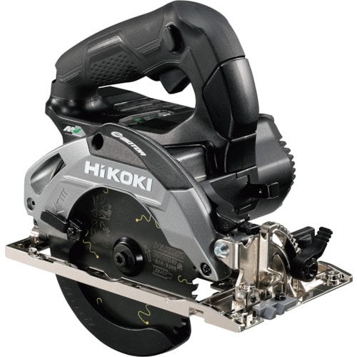 >トラスコ中山 HiKOKI コードレス丸のこ 36V 125mm(黒鯱チップソー付) 本体のみ ブラック（ご注文単位1台）【直送品】