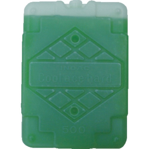 >【直送品】トラスコ中山 イノアック 保冷剤 容器500ｇ -11℃ 緑 25×140×195mm（ご注文単位1個）