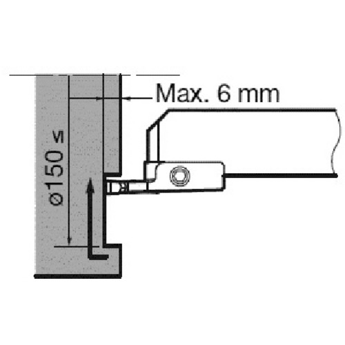 >トラスコ中山 タンガロイ マイティー・シリーズ バイト CGWSR／L－TP 350-2406  (ご注文単位1個) 【直送品】