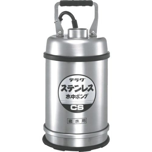 >トラスコ中山 寺田 ステンレス水中ポンプ (SUS304)底水用  0.75kw 全揚程15m　850-8459（ご注文単位1台）【直送品】