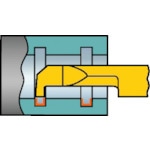 >トラスコ中山 サンドビック コロターンXS 溝入れ加工用超硬ソリッド工具（325） 1025 569-6593  (ご注文単位1本) 【直送品】