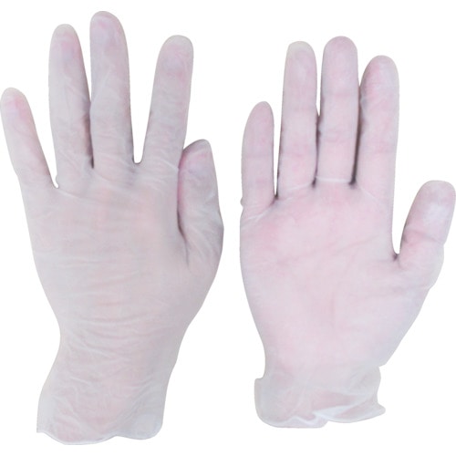トラスコ中山 シンガー プラスチック手袋ＰＦ Ｍ (100枚入)（ご注文単位1箱）【直送品】
