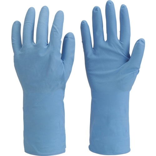 トラスコ中山 ＴＲＵＳＣＯ まとめ買い 耐油耐薬品ニトリル薄手手袋(10双組)Ｍサイズ（ご注文単位1袋）【直送品】