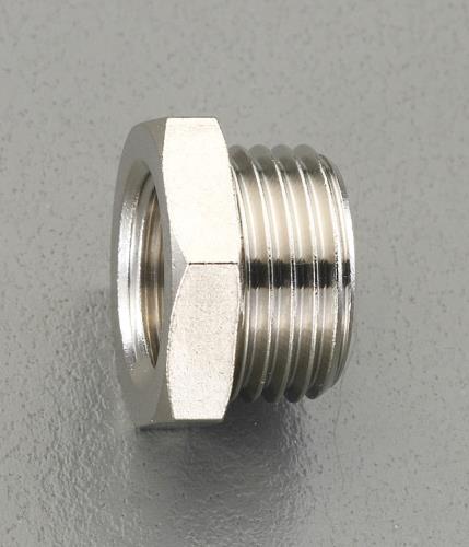 >エスコ EA141CF-46 G1/2”xG3/4”レデューサー(真鍮製) 1個（ご注文単位1個）【直送品】