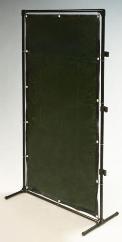 エスコ EA334BK-20G 1000ｘ2000mm溶接作業フェンスセット(緑色) 1個（ご注文単位1個）【直送品】