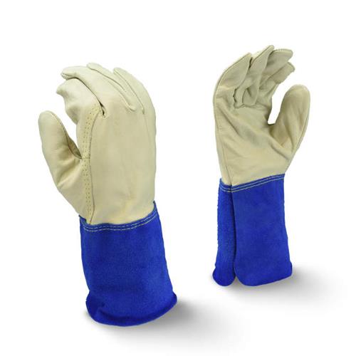【直送品】エスコ EA353AT-152[Ｌ]手袋(ＭＩＧ-ＴＩＧ溶接用・牛革) 1個（ご注文単位1個）