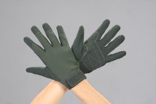 【直送品】エスコ EA353BJ-92[Ｌ]手袋(合成皮革/ＯＤ色) 1個（ご注文単位1個）