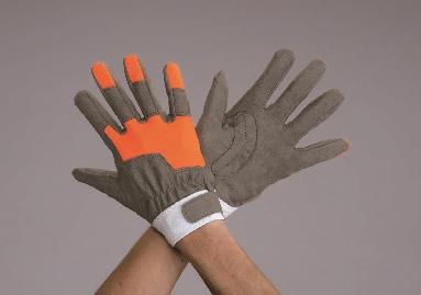 【直送品】エスコ EA353BK-1[Ｍ]手袋(レスキュー・合成革) 1個（ご注文単位1個）