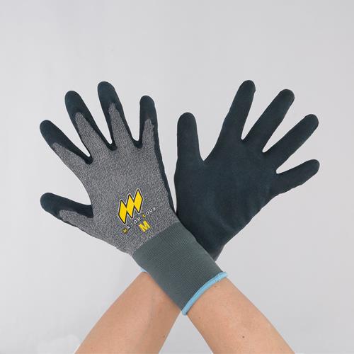 【直送品】エスコ EA354AB-161[Ｓ/235mm]手袋(天然ゴム張り/高グリップ) 1個（ご注文単位1個）