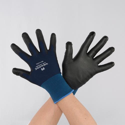 【直送品】エスコ EA354AB-181[Ｓ/215mm]手袋(ＰＵコート/3本指先強化) 1個（ご注文単位1個）