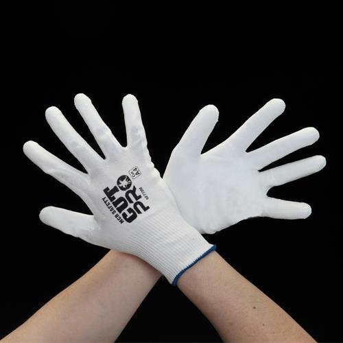 【直送品】エスコ EA354E-106[Ｍ]手袋(耐切創/ＰＵコート) 1個（ご注文単位1個）