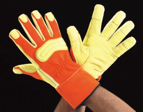 【直送品】エスコ EA354EB-5[Ｌ]手袋(耐切創/ケブラー・革付) 1個（ご注文単位1個）