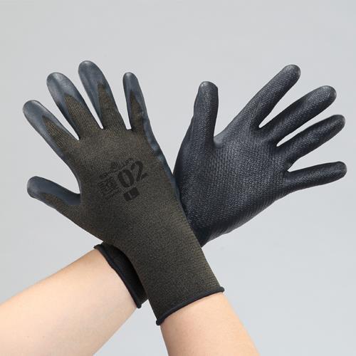 【直送品】エスコ EA354GD-101[Ｍ]手袋(ナイロン・ポリエステル/ニトリルゴムコート/ＯＤ) 1個（ご注文単位1個）